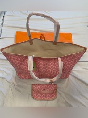 Goyard Pink PM Tote Bag
